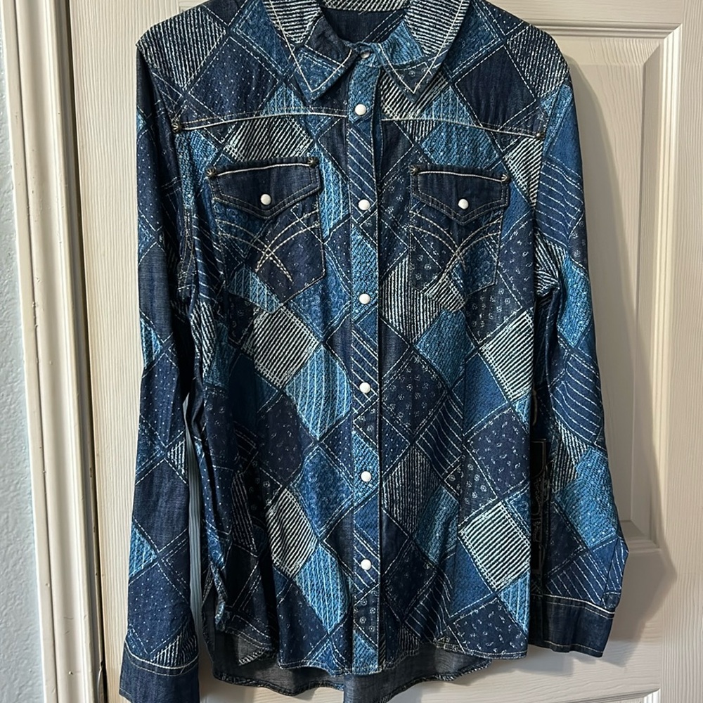 Double D denim shirt